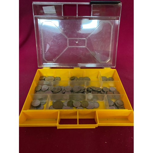 7 - Box of assorted old coins