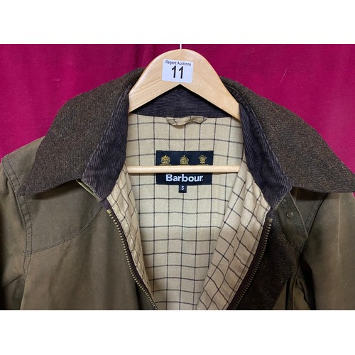 11 - Barbour waxed jacket size small