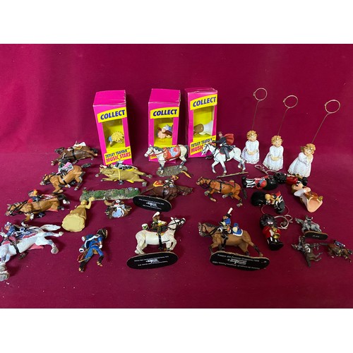 17 - Collection of assorted toy figures.