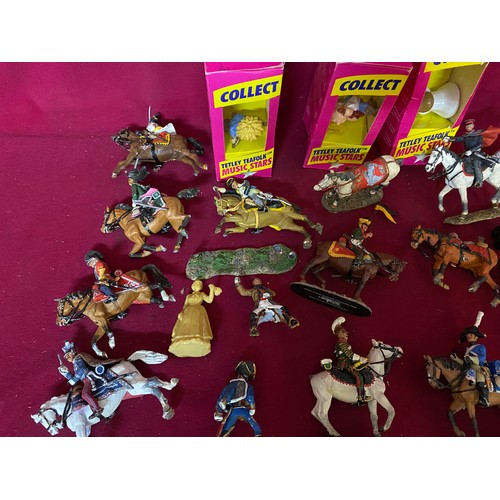 17 - Collection of assorted toy figures.