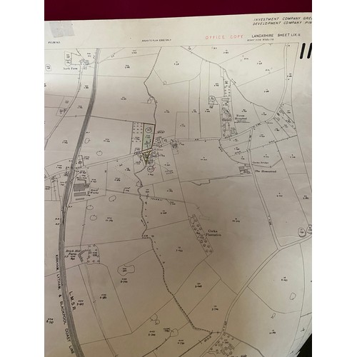 24 - 1932 edition map of Blackpool, Moss Side and Brays Farm