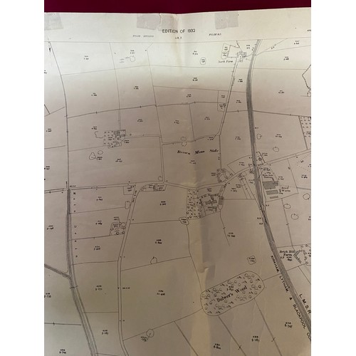 24 - 1932 edition map of Blackpool, Moss Side and Brays Farm