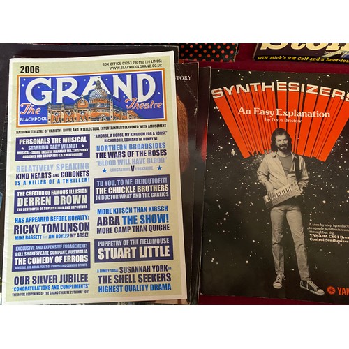 30 - Collection of music tour programmes.