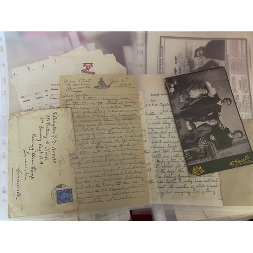 31 - Selection of Militaria including photo's, magazines, letters and ARP memorabilia.