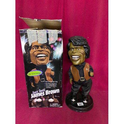 363 - The Godfather of Soul Dancin Shoutin' James Brown doll standing 47 cms tall