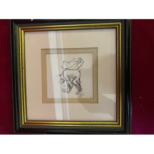 374 - Selection of 6 x Winnie the Pooh framed prints measuring approx 24 x 19 cms