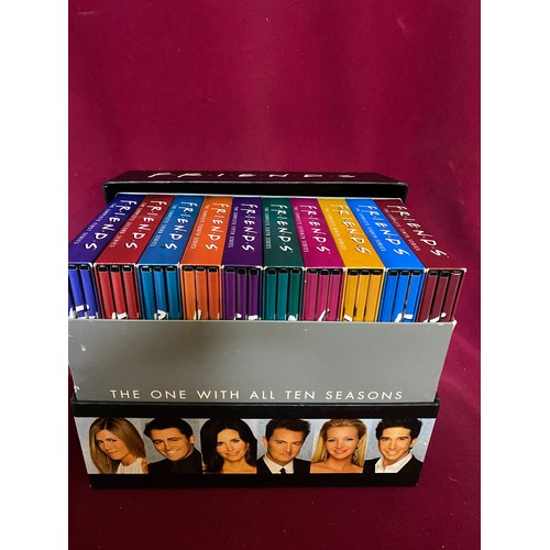 376 - Selection of DVD box sets including Friends, John Wayne, CSI and Dennis and Gnasher