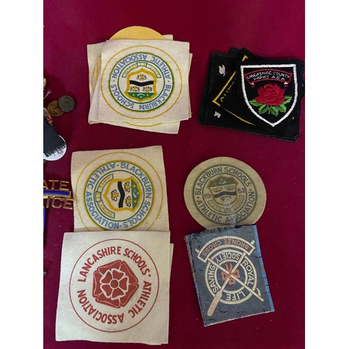 377 - Selection of assorted badges and medals