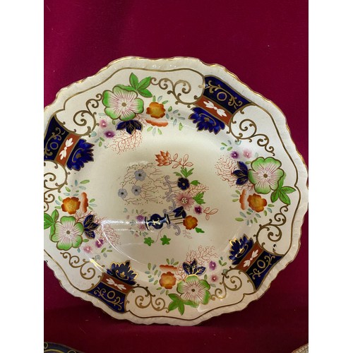 475 - Selection of Antique plates from Coalport, Mason's Ironstone and Royal Doulton.