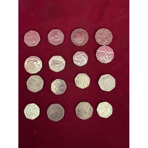 57 - Set of collectable 50p coins