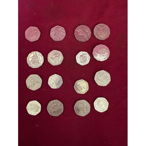 57 - Set of collectable 50p coins