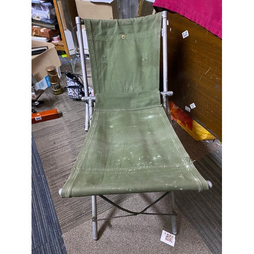 95 - Collapsible Military chair.