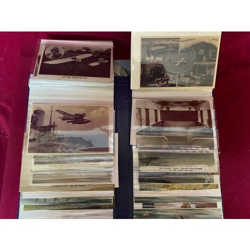 91 - 3 albums of Military photo's and postcards