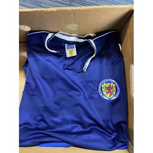 55 - Collection of vintage football shirts