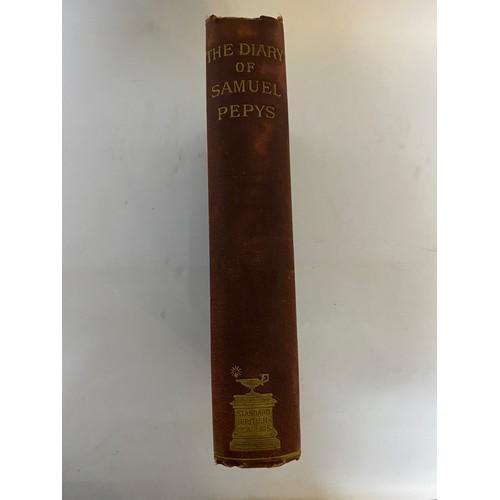 102 - Antique book The Diary of Samuel Pepys Esq FRS edited by Lord Braybooke and published by W. Gibbings... 