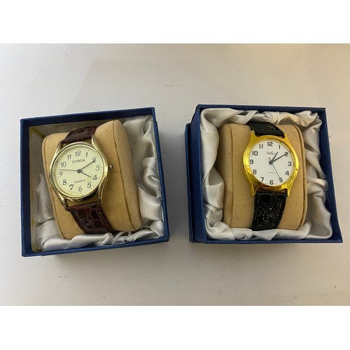 121 - Selection of Gents vintage Watches including a Jameson Irish Whisky Commemorative watch, a Citron, R... 