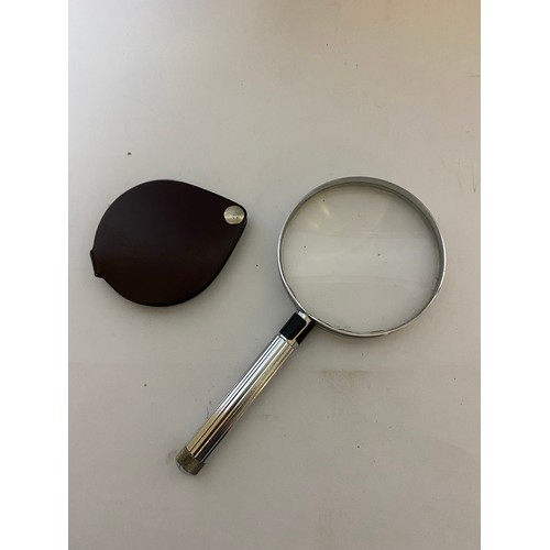 123 - Vintage Eschenbach W. German magnifying glass.