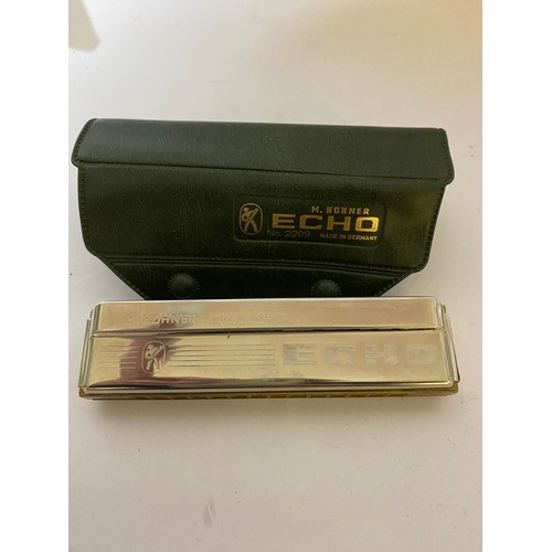 124 - Vintage harmonica's from M. Hohner[Echo] and Hero[Shanghai]