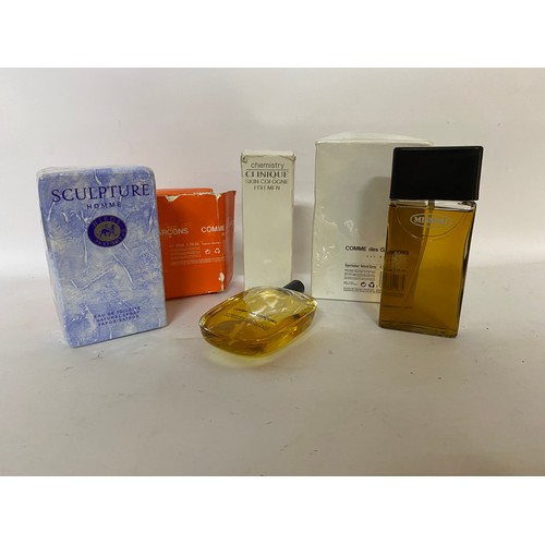 176 - Selection of men's cologne from Clinique, Missoni, Sculpture and Comme des Garcon