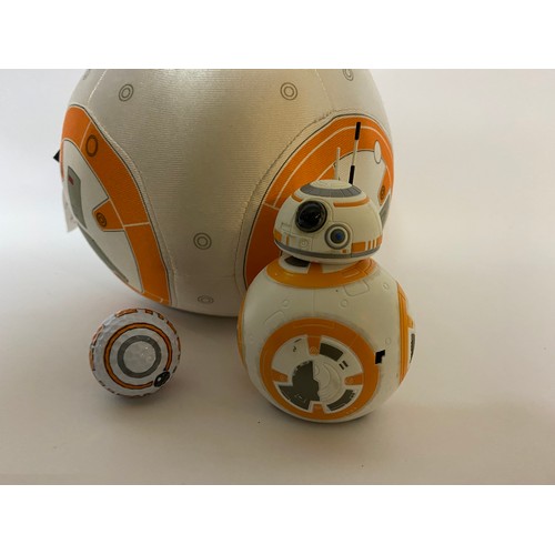 188 - Star Wars BB-8 soft toy 33 cms, small BB-8 toy and BB-8 golf ball