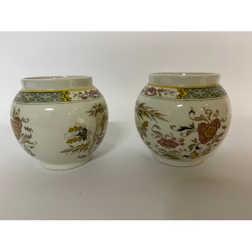 206 - Pair of Adam's Vases measuring 8 cms tall