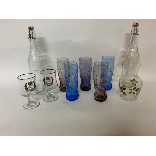 234 - Selection of vintage collectable glasses and bottles