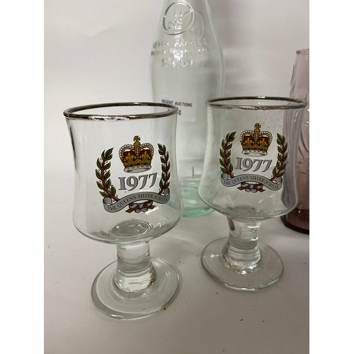 234 - Selection of vintage collectable glasses and bottles