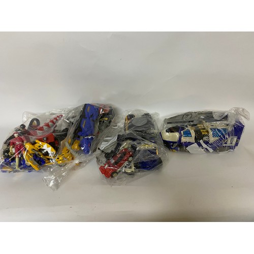 273 - 4 x Power Rangers Toys from the 1990's, including Turbo Megazoid, Max Solarzord, Red Dragon and Thun... 