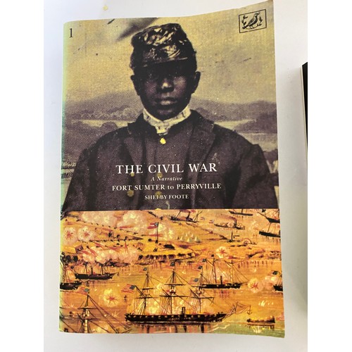 275 - Set of 3 books, The Civil War by Shelby Foote.