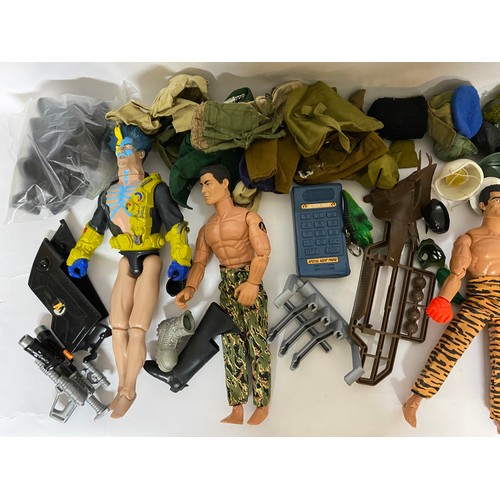 279 - Job lot of Action Men, toys, clothes and accessories