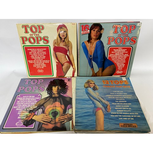 283 - 20 Top of the Pops LP's and selection of Various Hits LP's