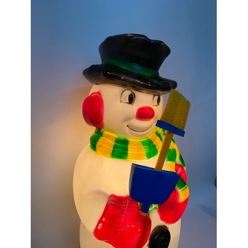 290 - Vintage Premier Blow mould snowman 28