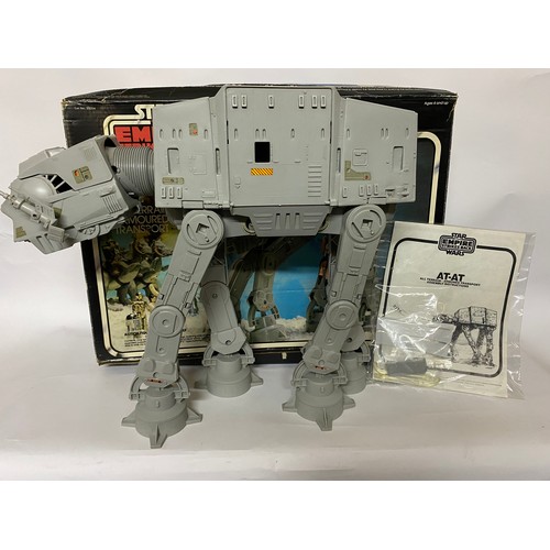 305 - Vintage Star Wars Empire Strikes Back AT-AT boxed and complete with instruction manual. Also has bul... 