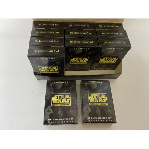 308 - Star Wars CCG Premier Cards Boxed Set of 12 smaller boxes. Each box contains, common, uncommon and o... 