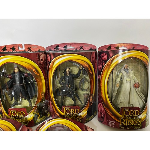 334 - ToyBiz Lord of the Rings, 15 x figures new and sealed on card from The Fellowship of the Ring 2001, ... 