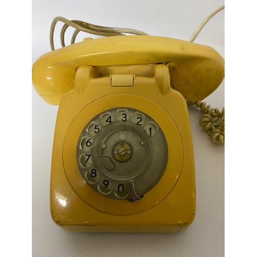 335 - 2 x vintage rotary dial telephones