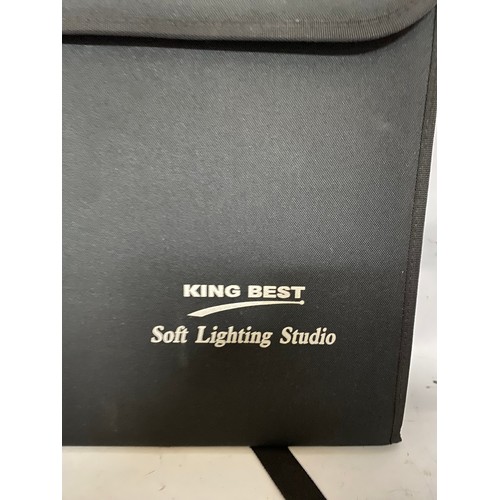 356 - King Best soft lighting studio softbox measuring 40 cms square