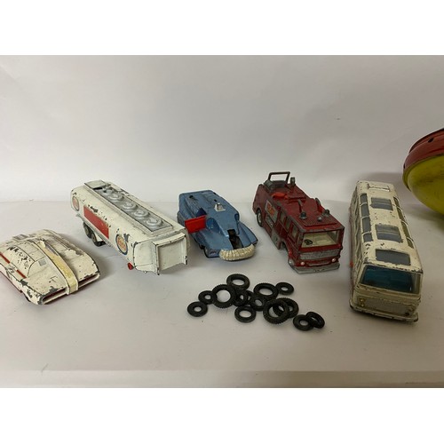 377 - Collection of Dinky Toys including Maximum Security vehicle, AEC tanker, Spectrum Pursuit vehicle, M... 