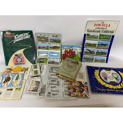 2 - Collection of cigarette cards, tea cards, trade cards and Esso coin collection.