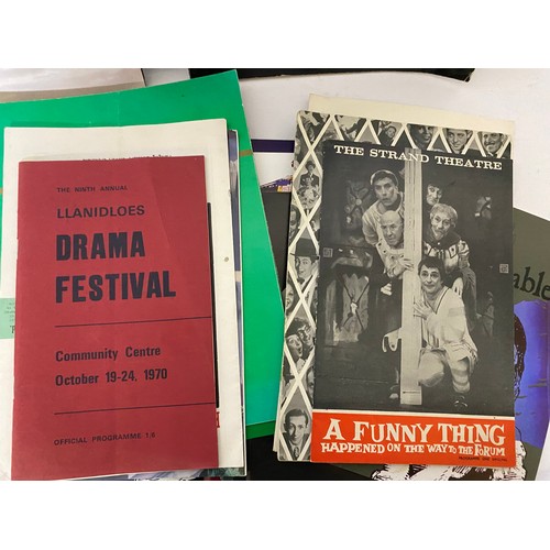 5 - Collection of vintage theatre programmes.