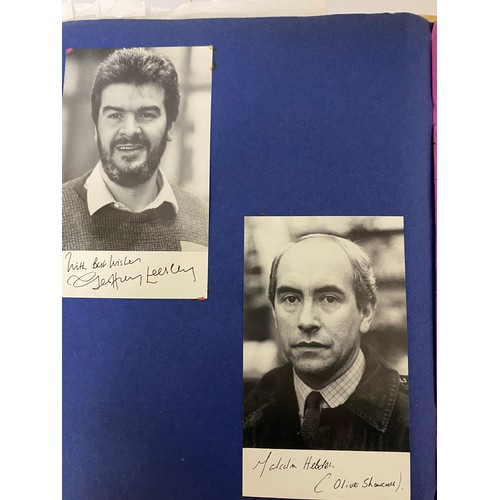 6 - Vintage autograph album and collection of celebrity photos