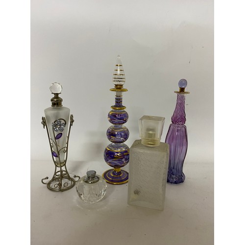 7 - Collection of vintage scent bottles.