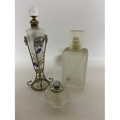 7 - Collection of vintage scent bottles.