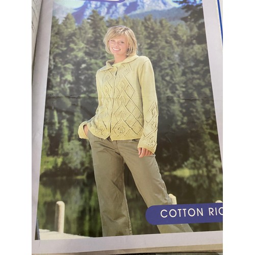 55 - Large album of knitting patterns.