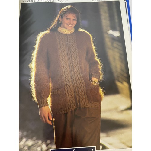 55 - Large album of knitting patterns.