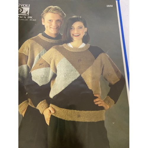 55 - Large album of knitting patterns.