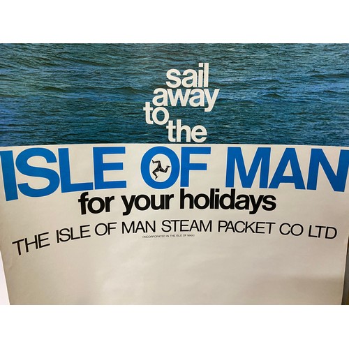 57 - Vintage Isle of Man Steam Packet Poster