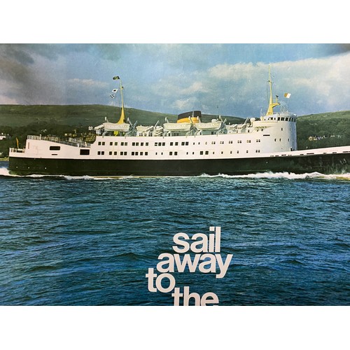 57 - Vintage Isle of Man Steam Packet Poster