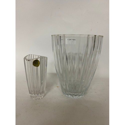 72 - 2 x Villeroy and Boch Paloma Picasso crystal vases