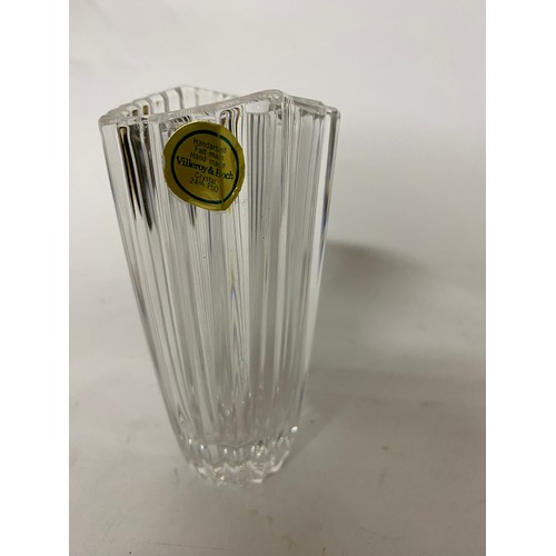 72 - 2 x Villeroy and Boch Paloma Picasso crystal vases